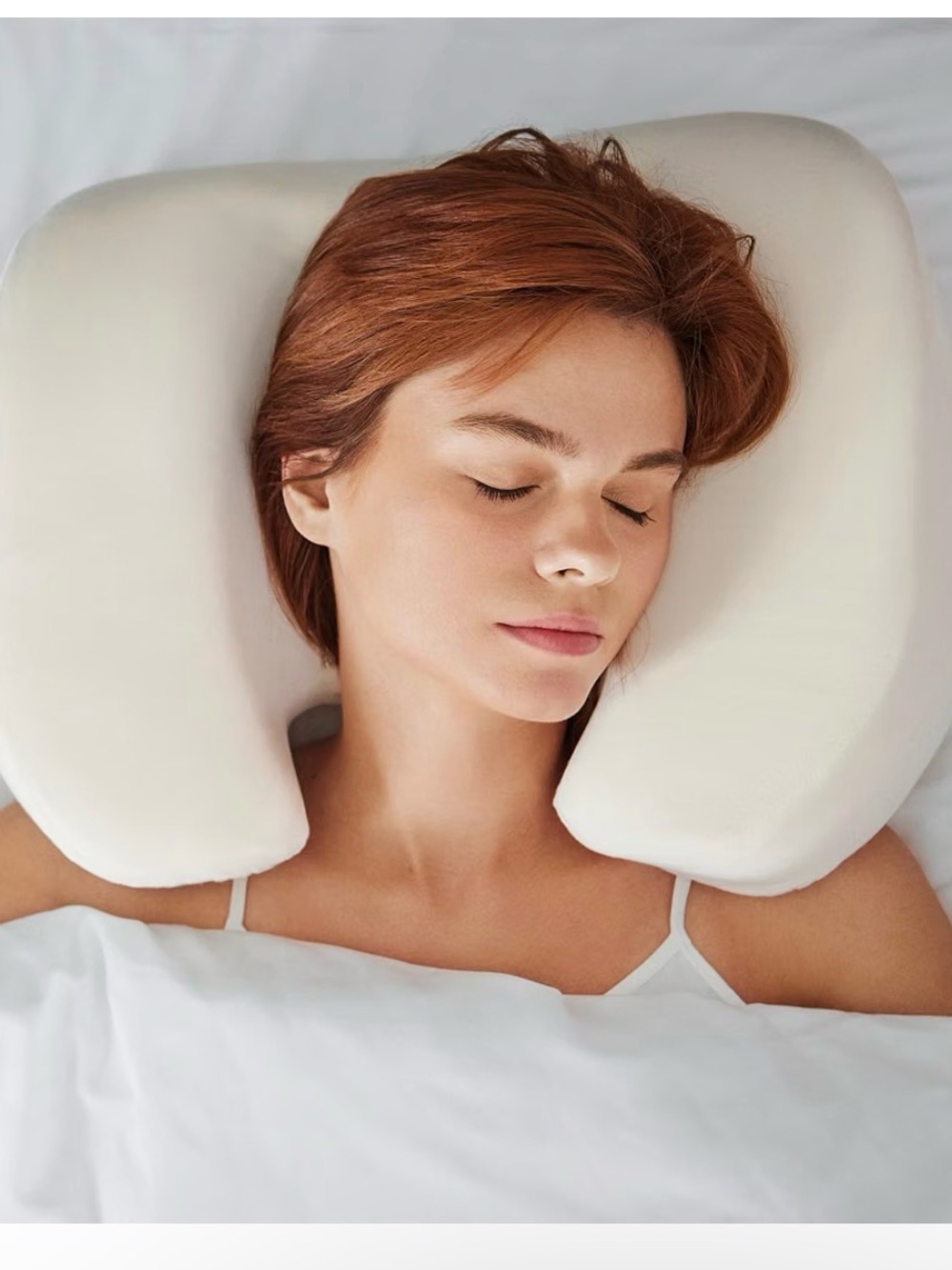 NEXT SLEEP The Best Back Sleeper Pillow, Sleep on Your Back Comfortably Wrinkle